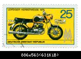 MZ TS 250 Briefmarke