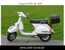 Vespa PX 200  Bj. 1984c