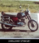 Meine erste TS 250/1, 1983.