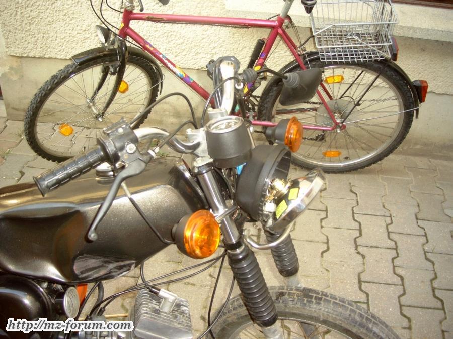 Erstes Moped nach unfall