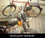 Erstes Moped nach unfall