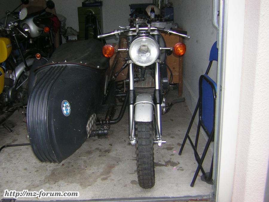 MZ TS 250-0 Gespann mit Elastik
