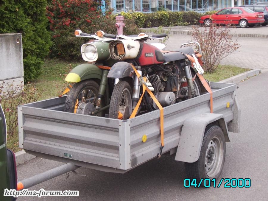 Soll eine MZ GS 125 werden(die rote)