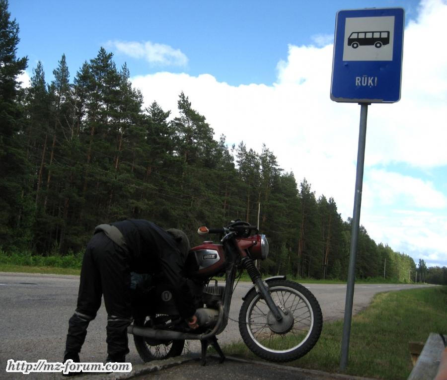 kleine Panne in Estland