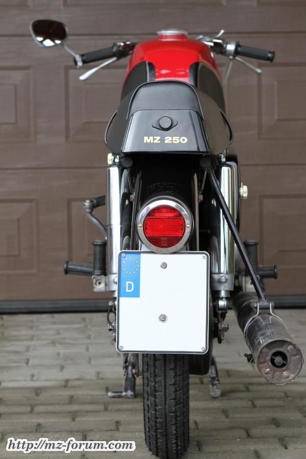 MZ ETS 250, Heck