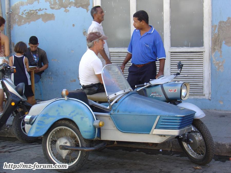 MZ ES 250 Gespann in Cuba