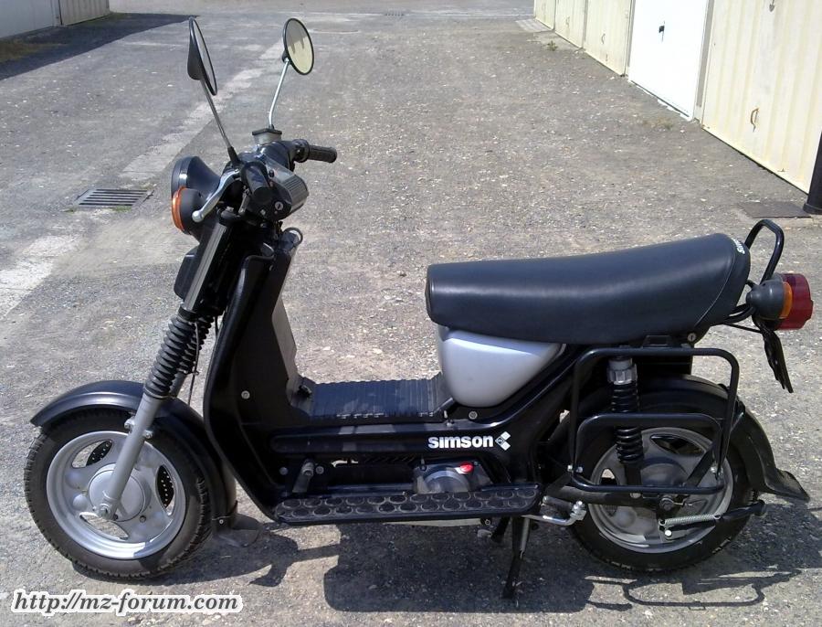 Simson Roller, fertig restauriert