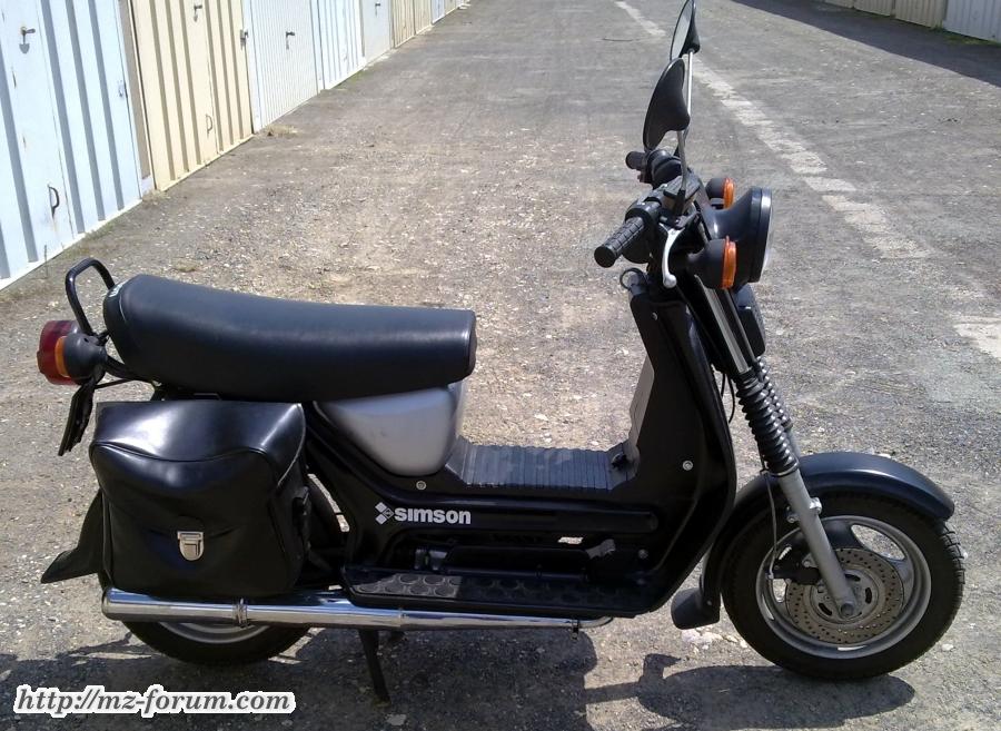 Simson Roller, fertig restauriert