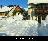 Unser Haus im Winter