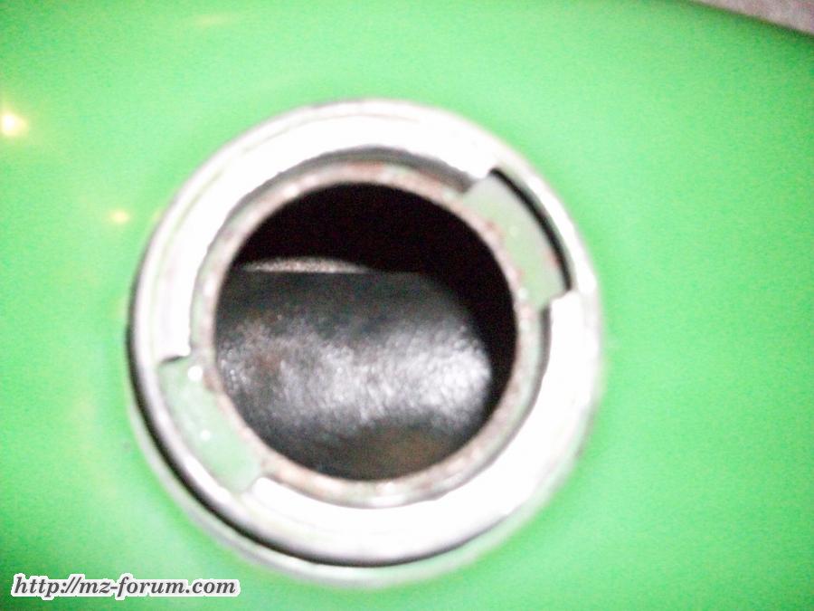 gereinigter MZ TS Tank