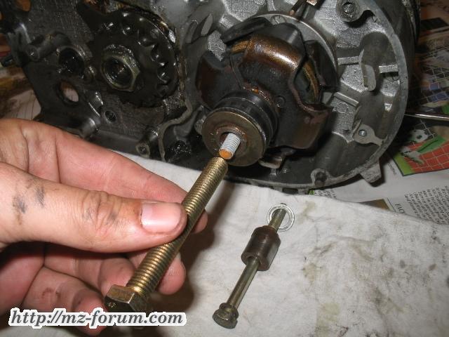 Rotor abdrücken