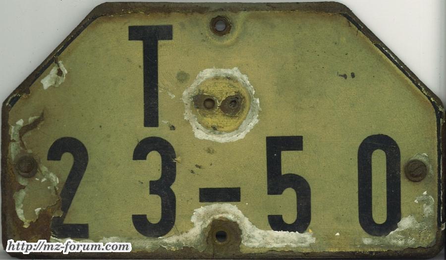 GST Nummernschild