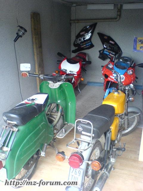 In der Garage haben nur Zweitakter was zu suchen ^^