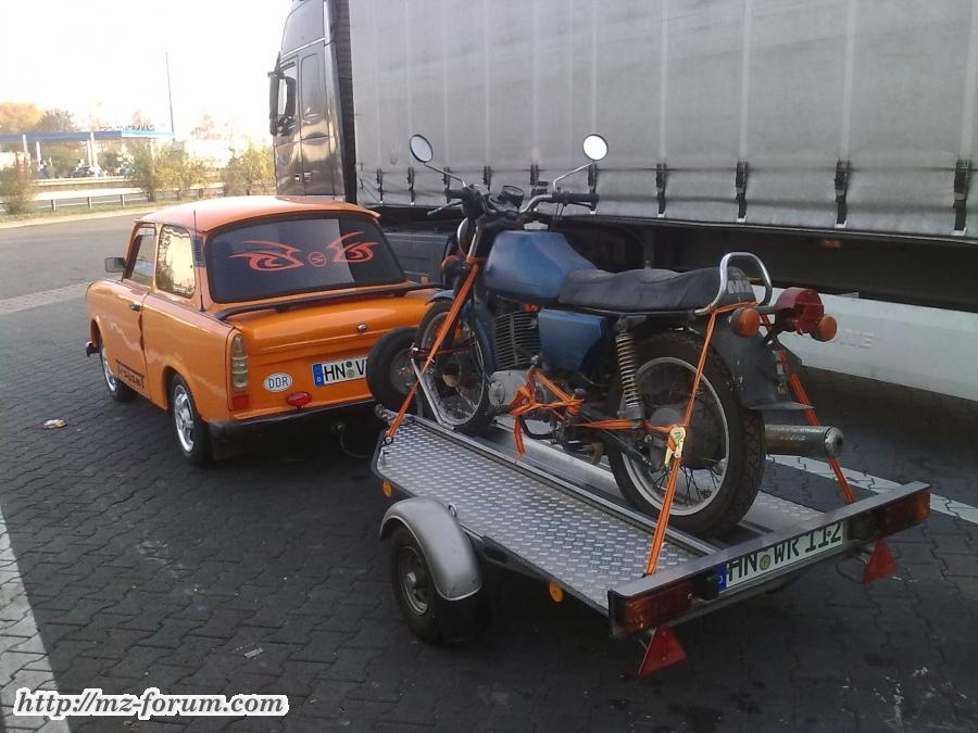 Trabant-MZ-Gespann
