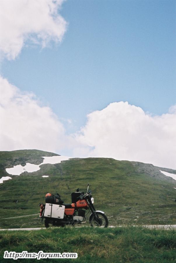 Weg nach Odda, die alte E134