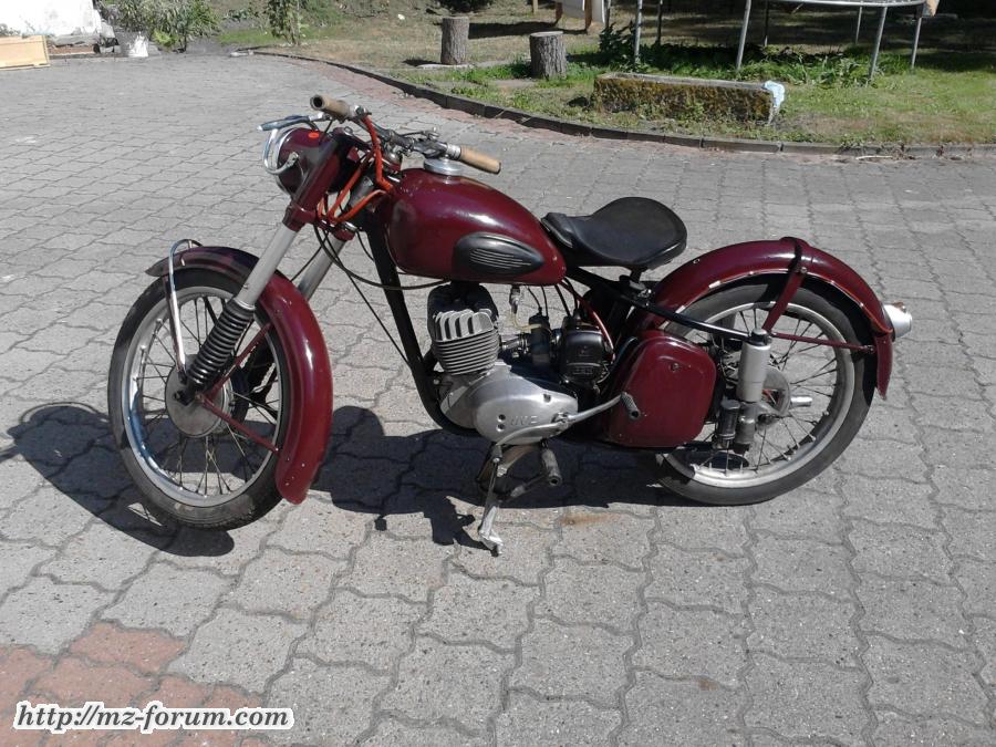 Meine MZ 125-2 von 1958