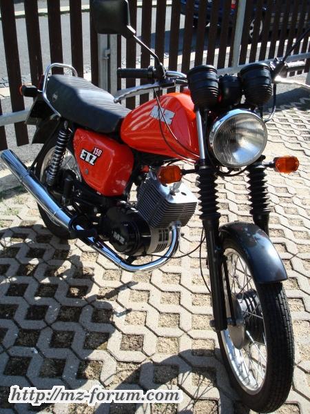 ...meine ETZ 150 Bj. 1990 EZ 07/90 original Zustand