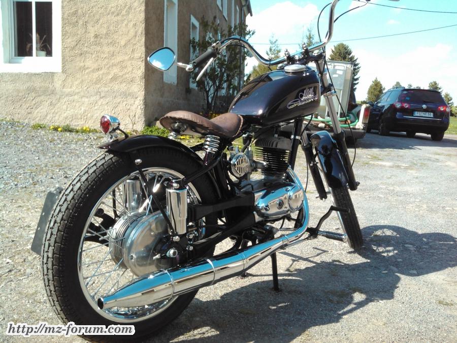 MZ RT 125/3 Chopper Umbau