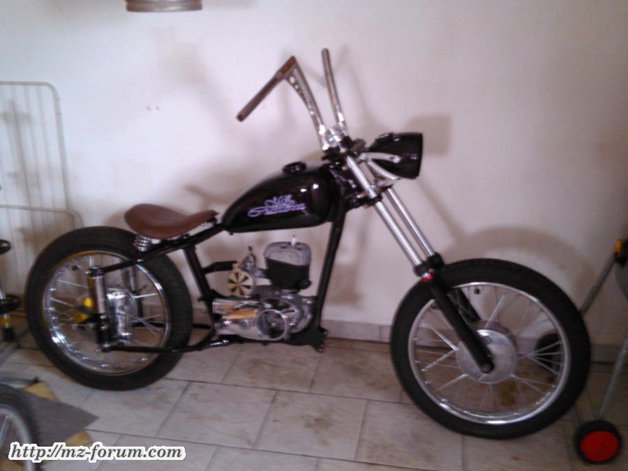 MZ RT 125/3 Chopper Umbau