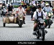 Bayrisch, mit meiner R 80 RT ,Polizei im Hintergrund