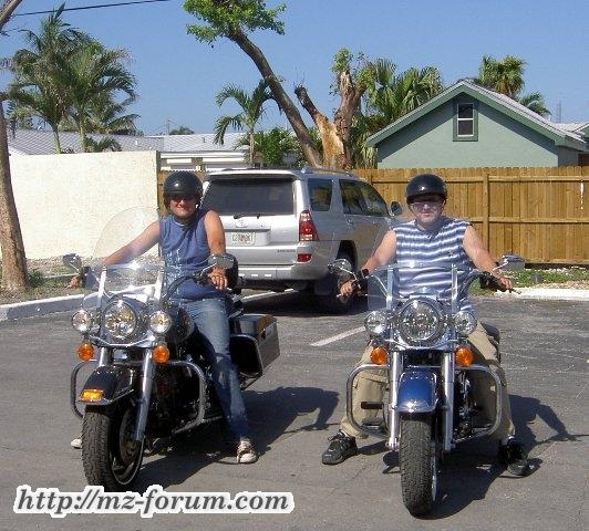 Rene´und ich in Florida - auf Key West