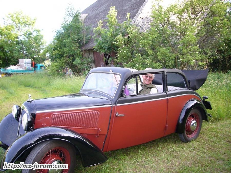 DKW F7, 1937 auf Reichsautobahn 72