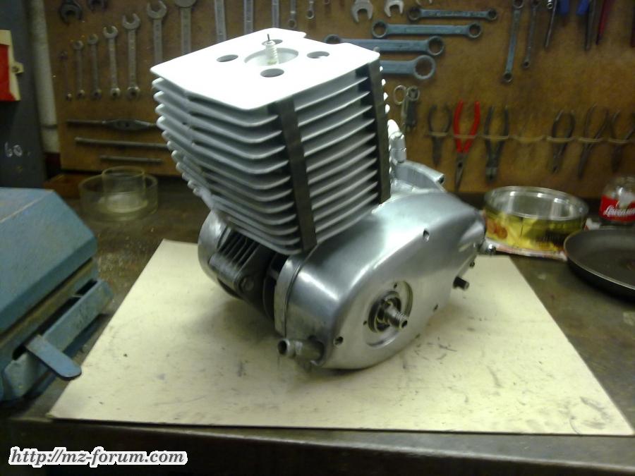 Motor wieder zusammen gebaut