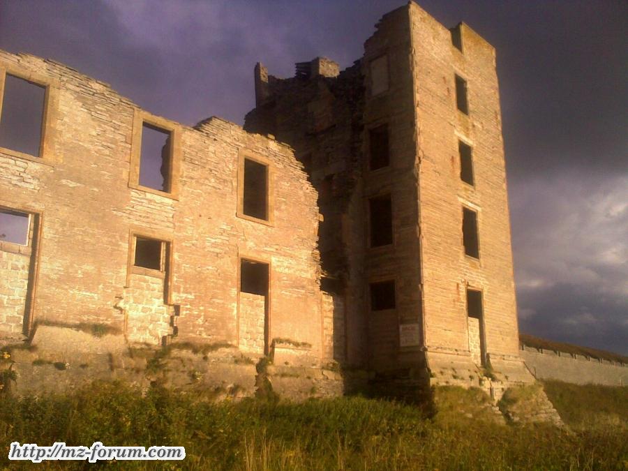 Thurso Castle, oder was davon übrig ist.