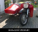 MZ ES 250/2 Trophy de Luxe - Gespann