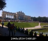 Der Festplatz: vor der Gloriette im Schloss Schönbrunn