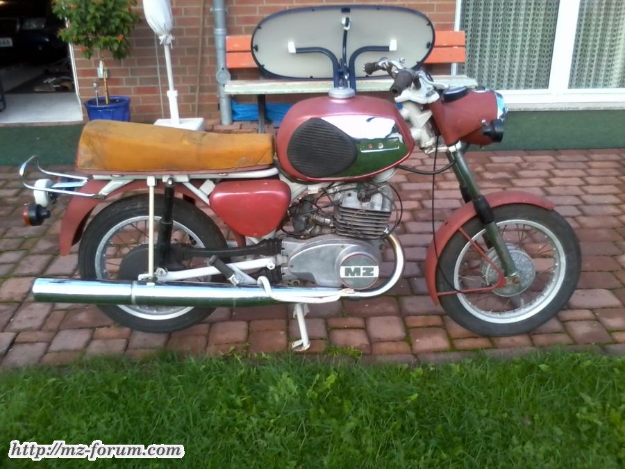 MZ TS 250/0 vor dem Aufbau