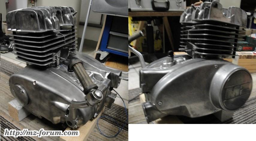 Motor nach der Regeneration