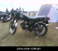 Meine Emme beim Biker Treffen in Authausen