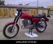 ETZ250 Seitenansicht