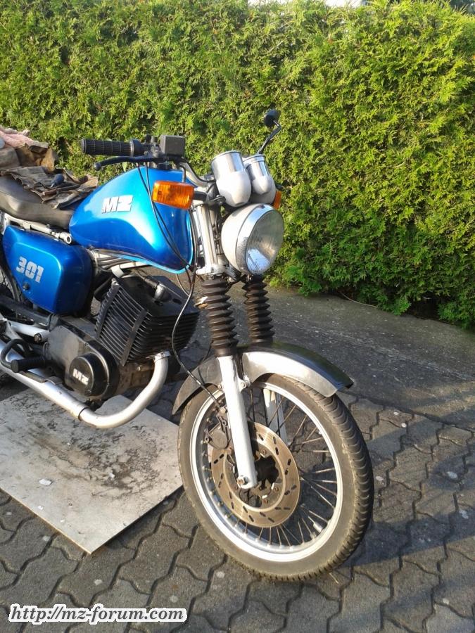 Original MZ Kotflügel Nachwendezeiten
