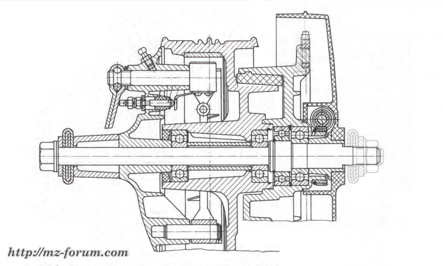 Hinterradantrieb NM91 TS 03 ETZ-TS