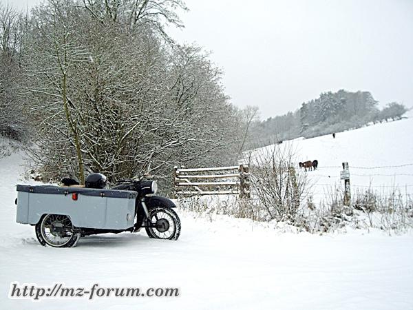 Mit der ES im Schnee, 03.01.2010