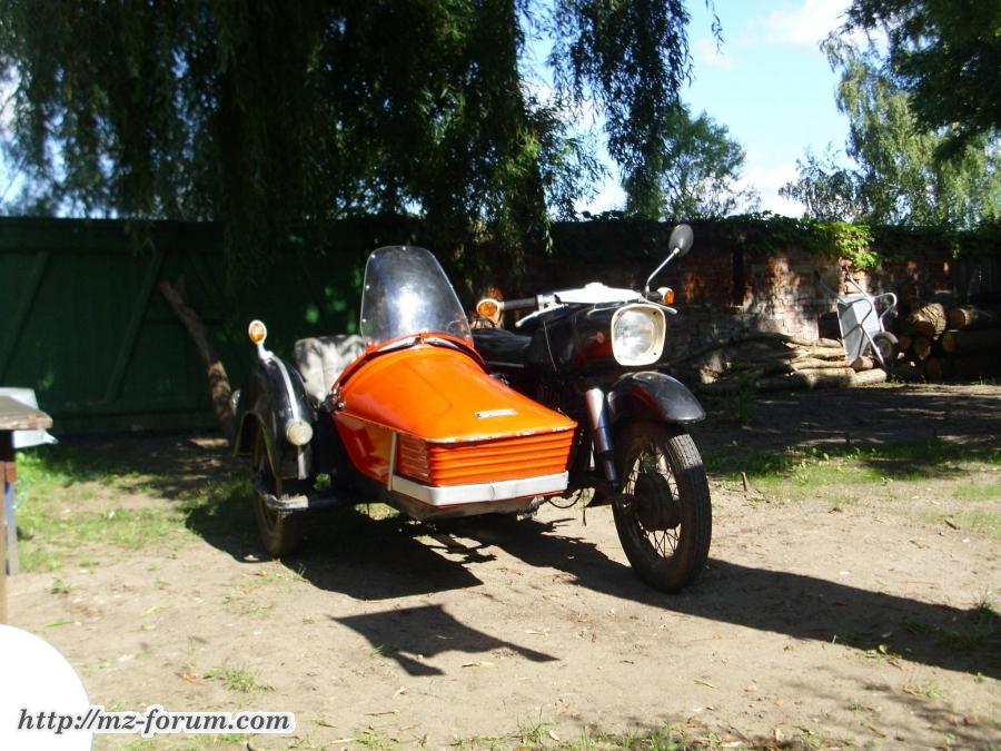 Kawascheibe am Beiwagen