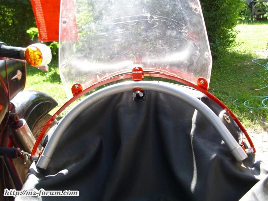 Kawascheibe am Beiwagen
