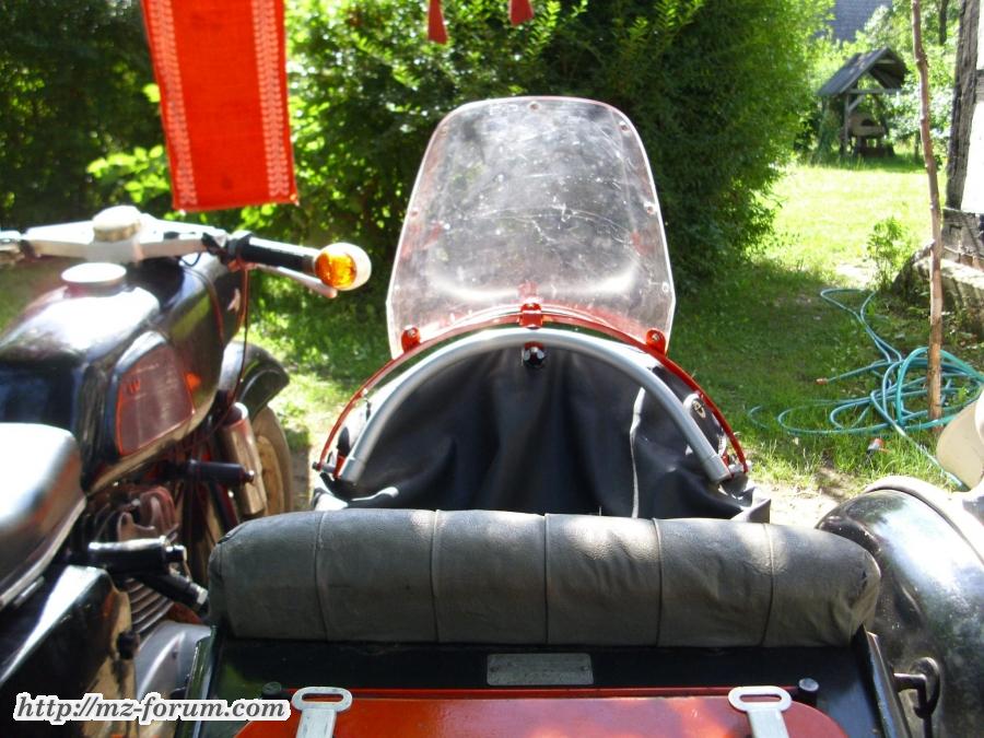 Kawascheibe am Beiwagen