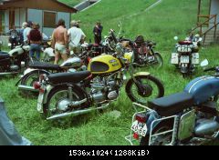 Gechoppte BK 350 - 1978 Treffen in Usti nad Labem