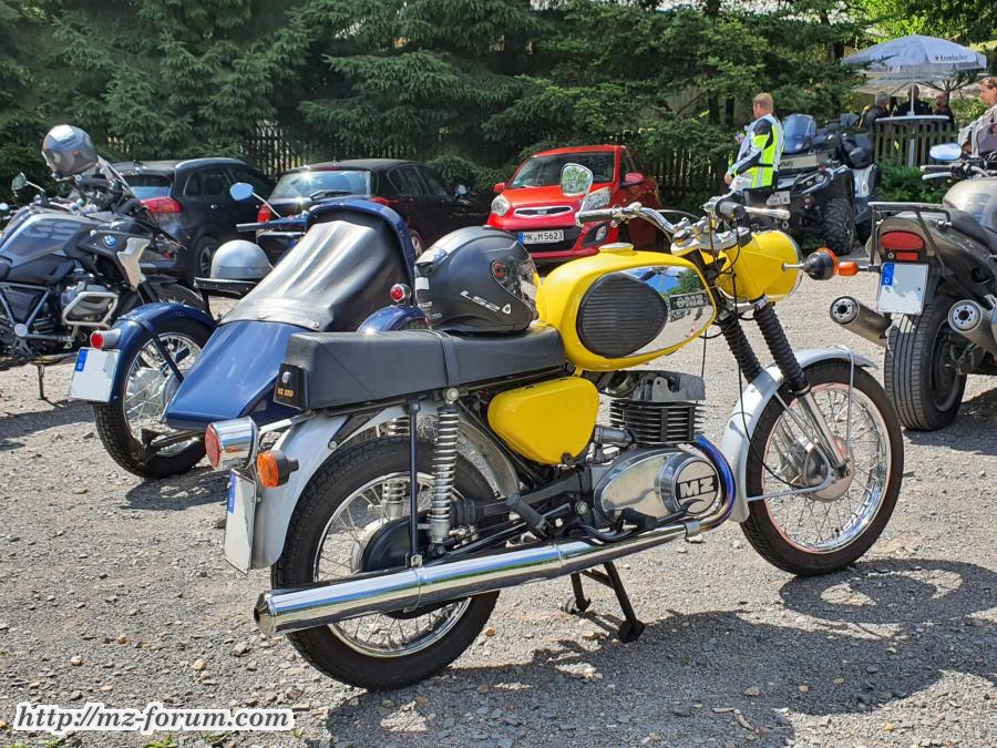 MZ TS 250 mit 18'' Vorderrad