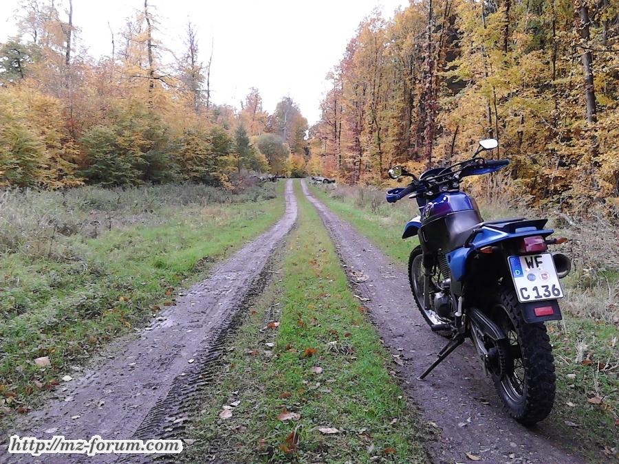 Yamaha XT600E, der Weg ist das Ziel
