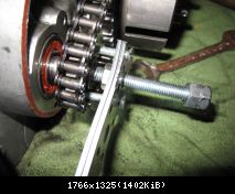 MZ TS 150 MM150/2 Primärritzel abziehen