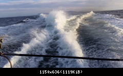 Heckwelle bei 30kn