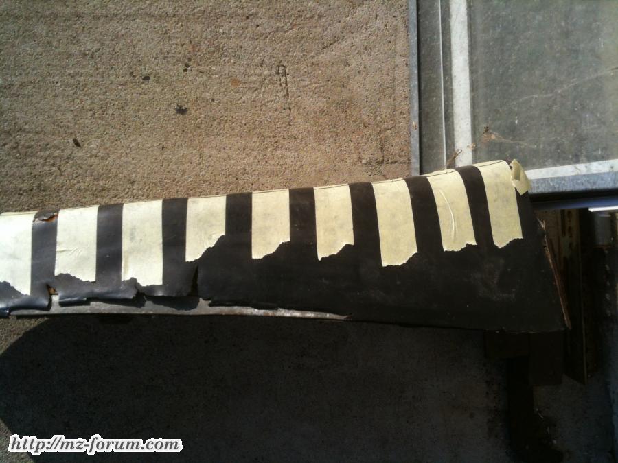 Seitenkontur hinten links Tageslicht