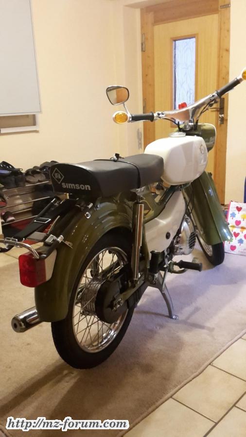 Simson Habicht Heck