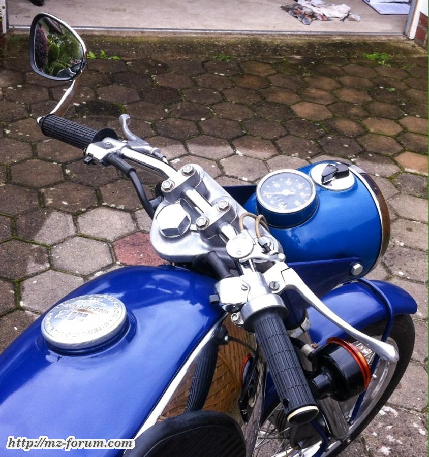 TS250 Lenker und Lampe