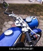 TS250 Lenker und Lampe