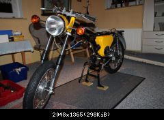 wird ein Motorrad